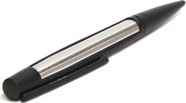 S.T. Dupont Defi Millenium Gümüş Siyah Tükenmez Kalem Kapaksız 405735 - Image 1