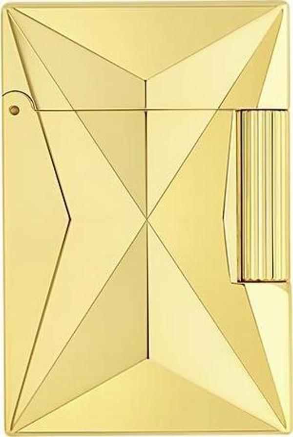 S.T. Dupont Ligne 2 Gold Fire X Luxury Gold Puro Çakmağı 18611 - Image 1