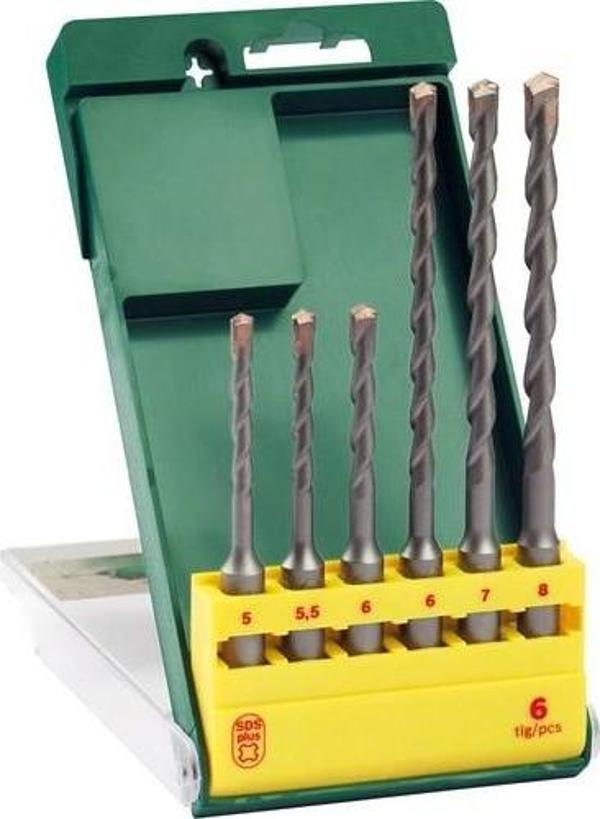 Bosch - Sds-Plus Kırıcı Delici Matkap Ucu Seti 6 Parça (5/5,5/6X110MM 6/7/8X160MM) - Image 1