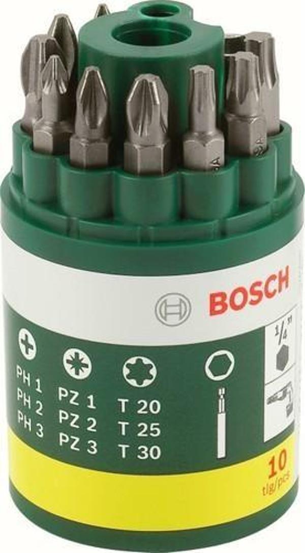 Bosch DIY 10 Parçalı Vidalama Ucu Seti - Image 1