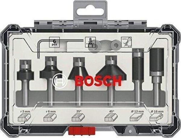 Bosch Freze Seti 6 Parça Karışık 8 mm (Pro) 2607017469 - Image 1