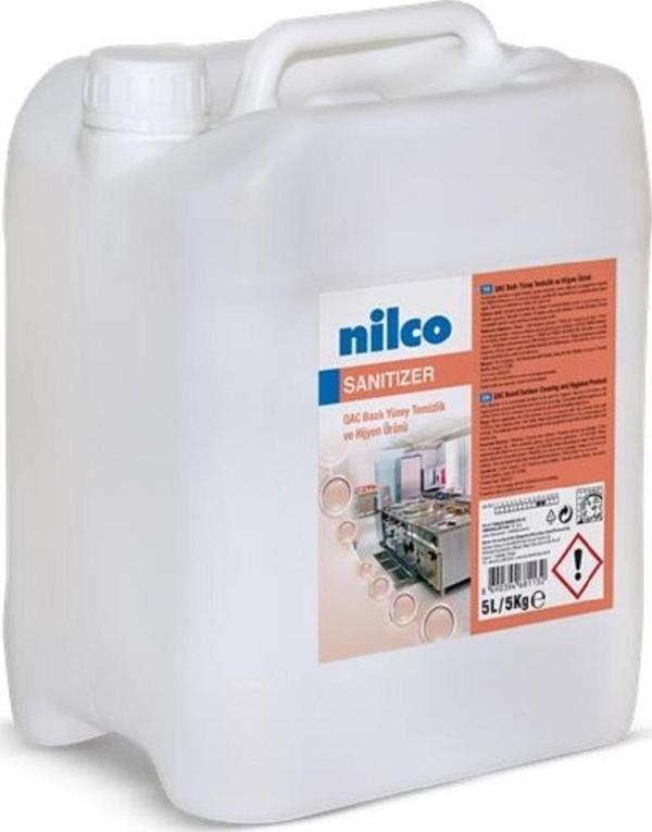 Nilco SANITIZER 5 L/5 KG QAC BAZLI YÜZEY TEMİZLİK VE HİJYEN ÜRÜNÜ - Image 1