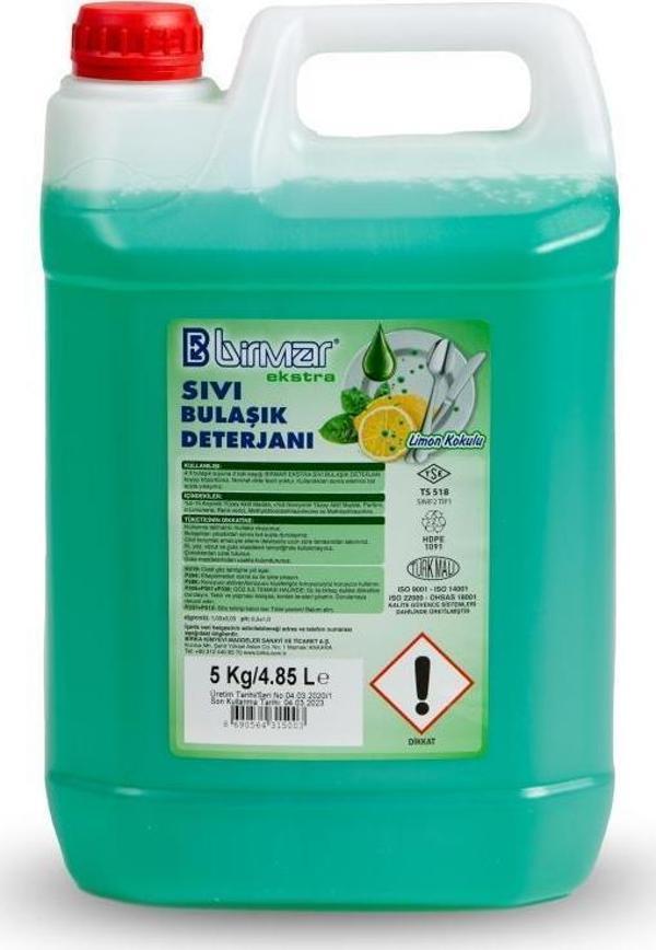 Birka Birmar Sıvı Bulaşık Deterjanı 5 Kg. - Image 1