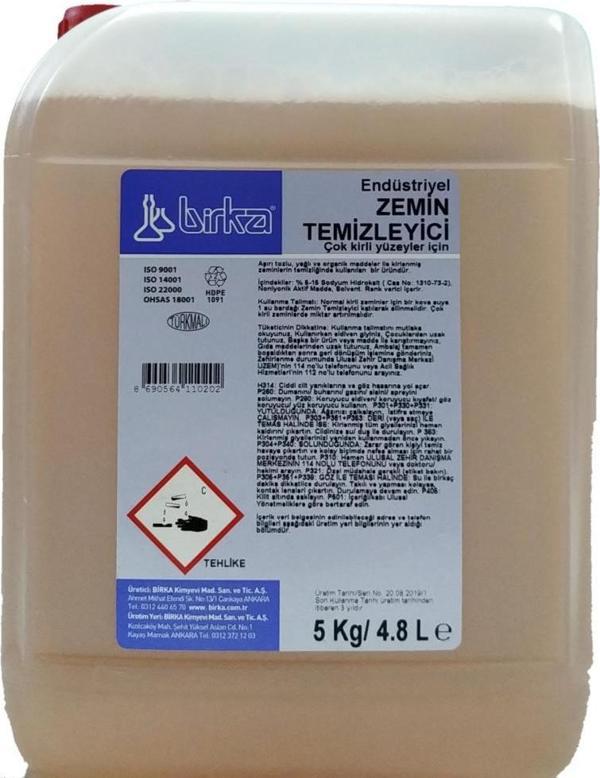 Birka Endüstriyel Zemin Temizleyici 5 Kg. - Image 1