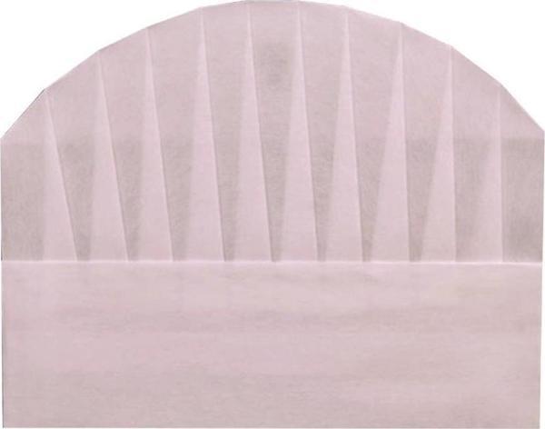 Tela Aşçı Kepi 23 cm. Beyaz 100 Adet  - Image 1