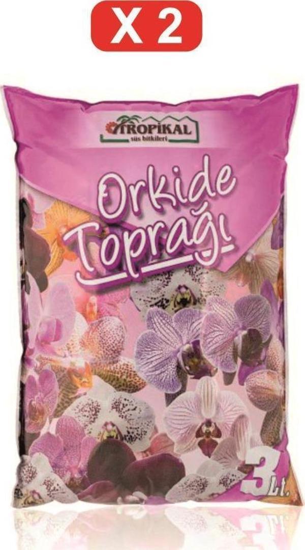 Orkide Toprağı 3 Litre X 2 Paket - Image 1