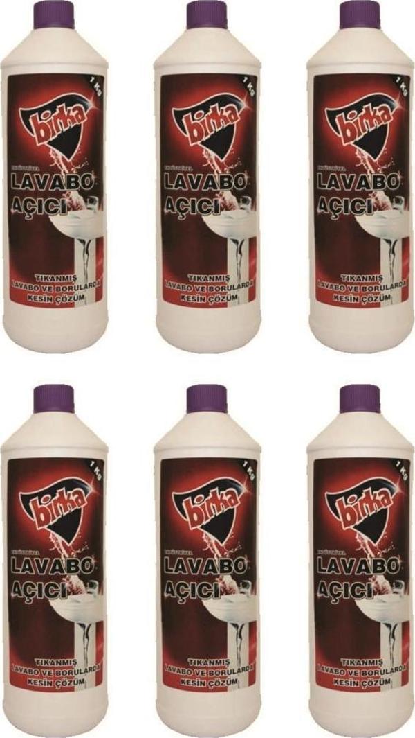 Birka Sıvı Lavabo Açıcı 1 Kg. x 6 Adet - Image 1