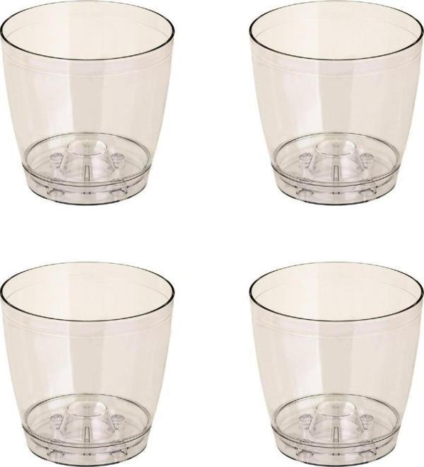 Düz Orkide Saksı 2,3 Litre 4 Adet - Image 1