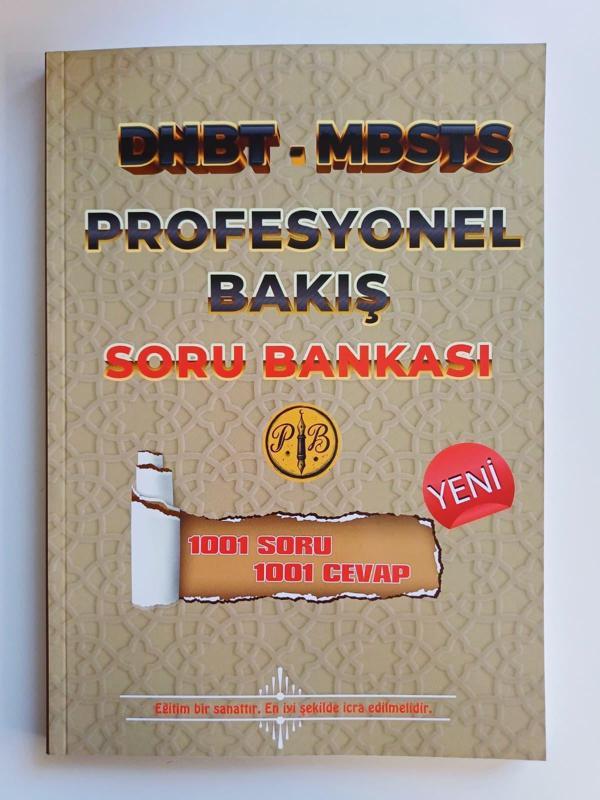 Profesyonel Bakış Dhbt-mbsts -Soru Bankası - 2026 - Yazarın Kendi Yayını - Image 1