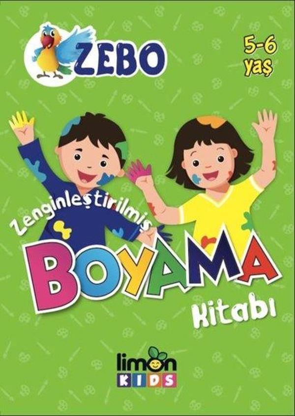 Zenginleştirilmiş Boyama Kitabı 5-6 Yaş - Limonkids - Image 1