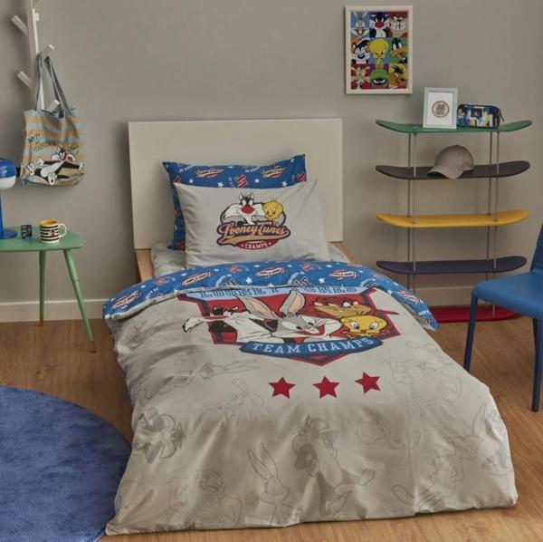 Karaca Home Looney Tunes Team Champs Tek Kişilik Nevresim Takımı - Image 1