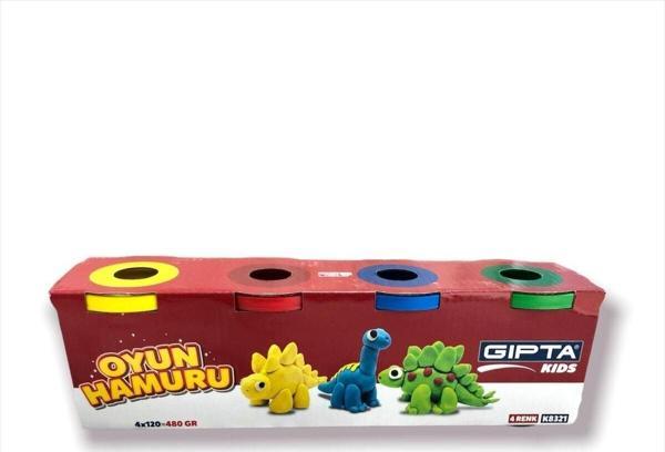 Gıpta Oyun Hamuru 4 Renk 4 X120 Gr - Image 1