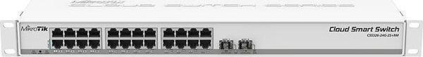 Mikrotik CSS326-24G-2S+RM 24 port Gigabit 2 SFP+ Management Switch  - Image 1