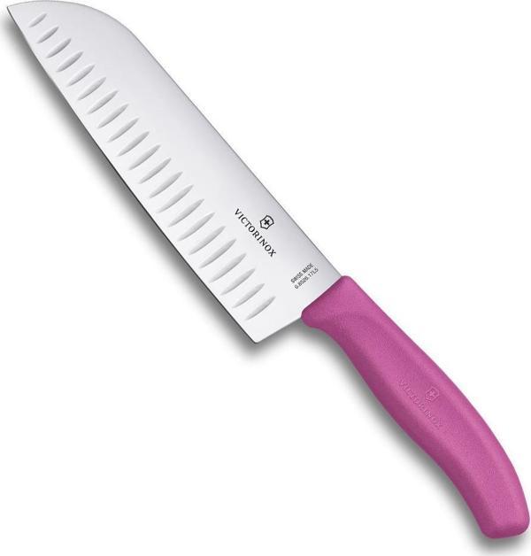 Victorinox Swiss Classic 17 cm Santoku Bıçağı Pembe 6.8526.17L4B - Image 1