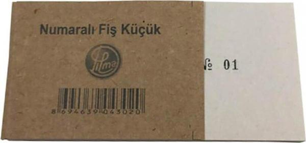Dilman Numaralı Fiş Küçük 4302 (36 Koçan) - Image 1