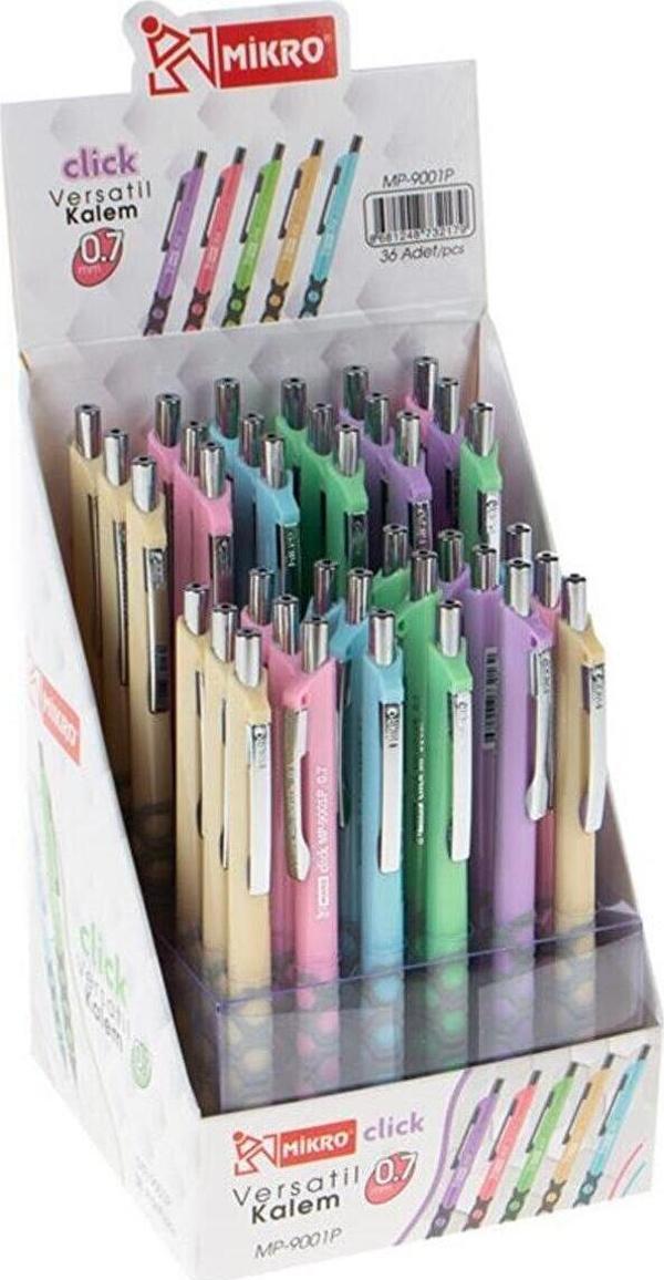 Mikro Versatil Kalem (Mekanik Kurşun Kalem) Pastel 0.7 Mm Mp 9001-36 (36 Lı Paket) - Image 1