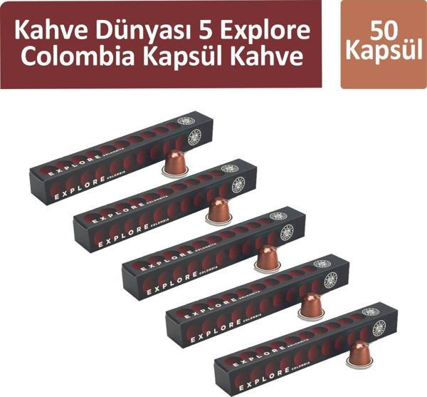 Kahve Dünyası 5 Explore Colombia Kapsül Kahve 50 Kapsül  - Image 1