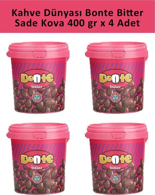 Kahve Dünyası BONTE BİTTER SADE KOVA 400 GR x 4 Adet - Image 1