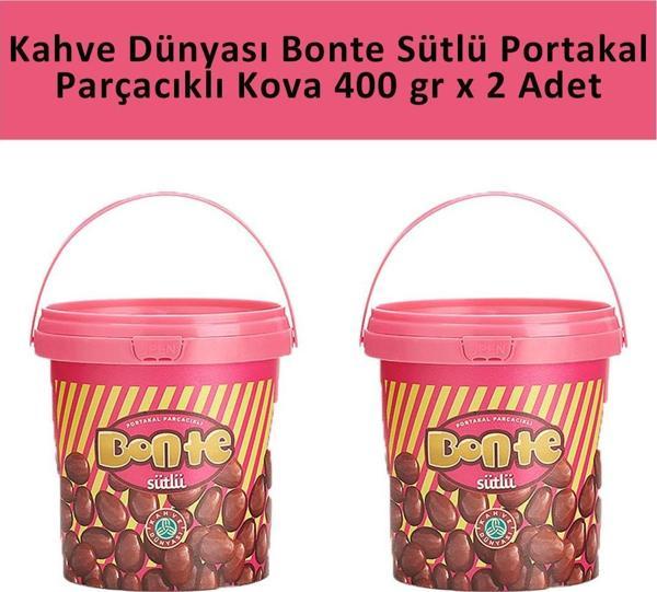 Kahve Dünyası BONTE Portakal Parçacık Kova 400 GR x 2 Adet - Image 1