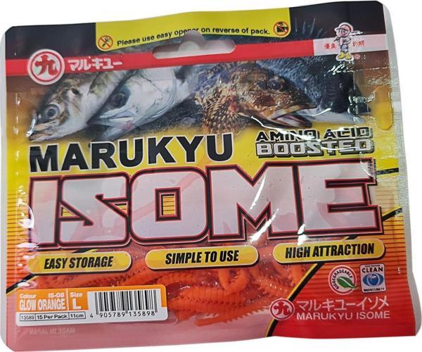Marukyu Isome L Boy 11cm 15 Adet Lrf Yemi Renk: IS-08 Glow Orange - Image 1