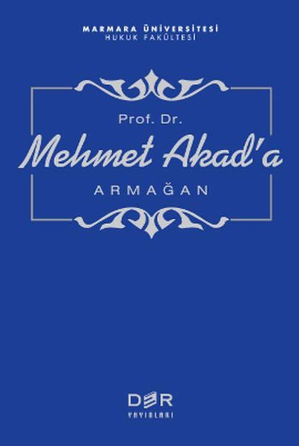 Prof. Dr. Mehmet Akad'a Armağan - Der Yayınları - Image 1
