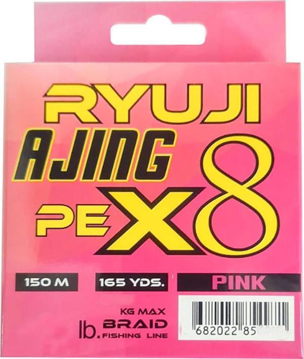 Ryuji Ajing X8 150mt PE İp Misina PİNK-PE 0.3 - Image 1