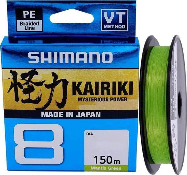 Shimano Kairiki Yeni Seri 8x Mantis Green 150m İp Misina (MADE IN JAPAN)  - Image 1