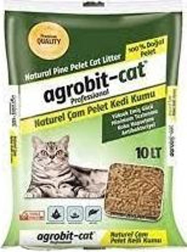 AGROBİT ÇAM PALET KEDİ KUMU 10 LT - Image 1
