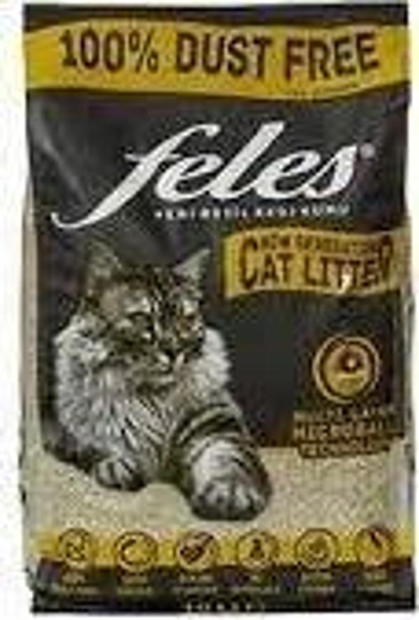 Feles Ultra Light Topaklanan Tozsuz Kedi Kumu 10 Lt - Image 1