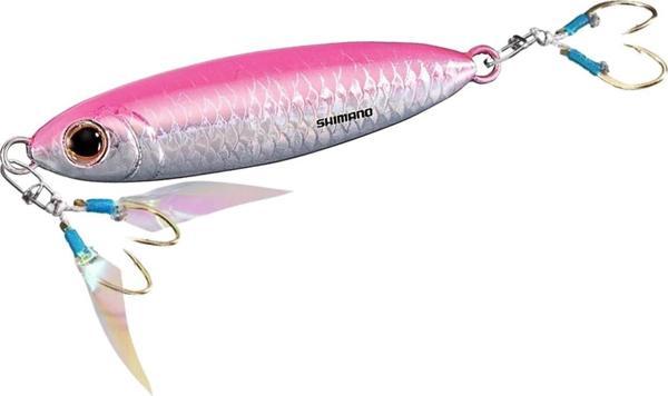 Shimano Stinger Butterfly Flat Light Jig 30gr 58mm 002 Pink - Image 1