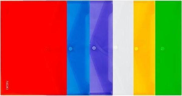 Noki Çıtçıtlı Dosya A5 Şeffaf - Image 1