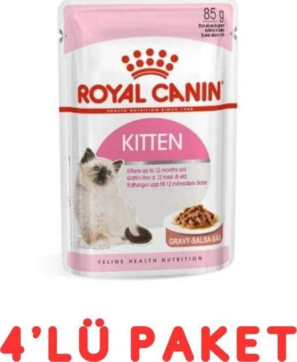 Royal Canin Kitten Instinctive Yavru Kedi Konservesi 85Gr 4'Lü Paket - Image 1
