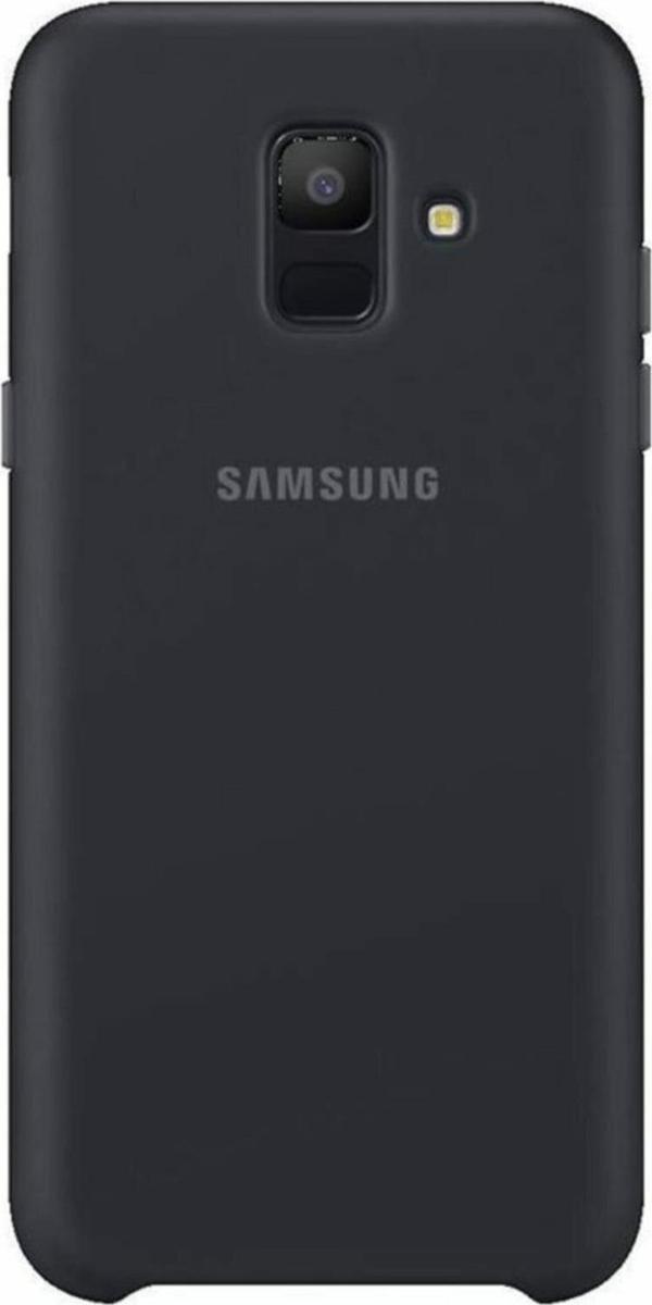 Galaxy A6 2018 ile Uyumlu Çift Katmanlı Arka Kapak Siyah EF-PA600CBEGWW - Image 1
