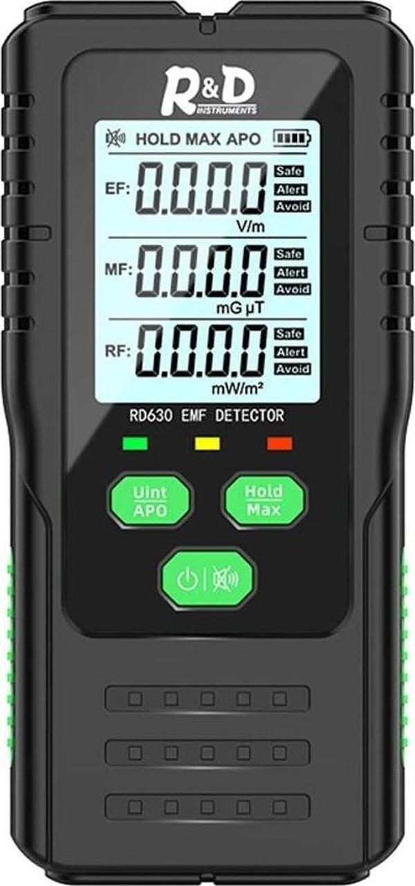 Radyasyon LCD Test Algılama Sar Manyetik Alan  Ölçüm Cihazı Elektromanyetik Yoğunluk Ölçme Tarama Dedektörü - Image 1