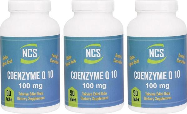 Ncs Coenzyme Q-10 100 Mg 90 Tablet x 3 Adet - Image 1