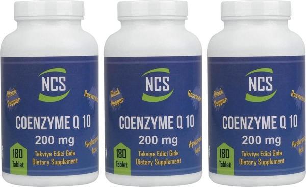 Ncs Coenzyme Q-10 200 Mg 180 Tablet x 3 Adet - Image 1