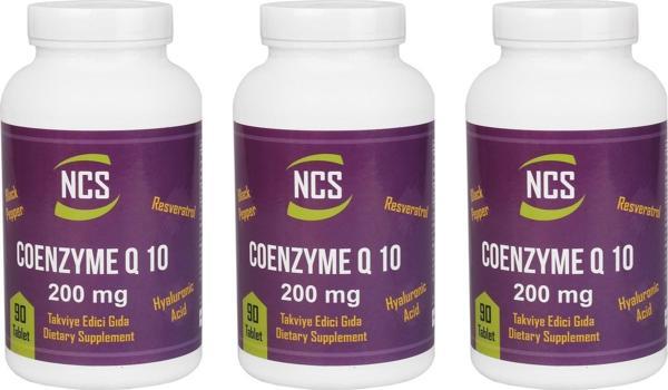 Ncs Coenzyme Q-10 200 Mg Resveratrol Hyaluronic Acid Black Pepper 3 KUTU 270 TABLET - Image 1