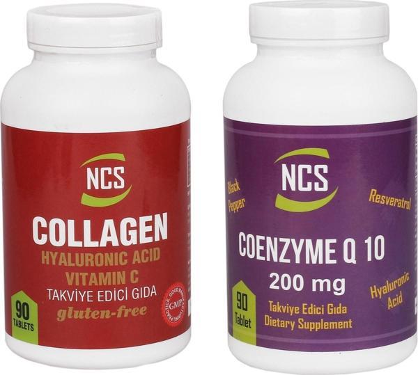 NCS COLLAGEN 1000 MG 90 TABLET COENZYME Q-10 200 MG 90 TABLET 2 ÜRÜN BİRDEN - Image 1