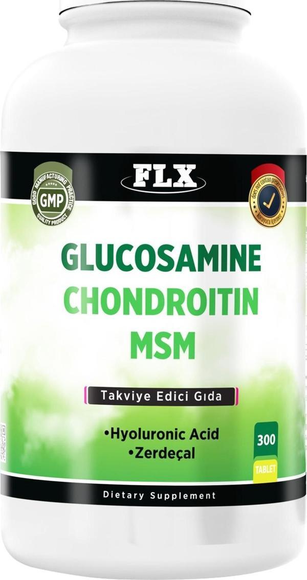 Flx Glukozamin Kondroitin Msm Hyaluronic Acid Zerdeçal 300 Tablet - Image 1