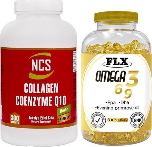 Ncs Collagen Selenium 300 Tablet   Flx Omega 3-6-9 90 Tablet - Image 1