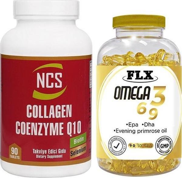 Ncs Collagen Selenium 90 Tablet   Flx Omega 3-6-9 90 Tablet - Image 1