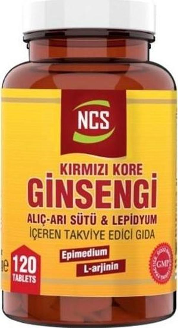 Ncs Korean Red Ginseng  Alıç Arı Sütü L Arginin 120 Tablet - Image 1