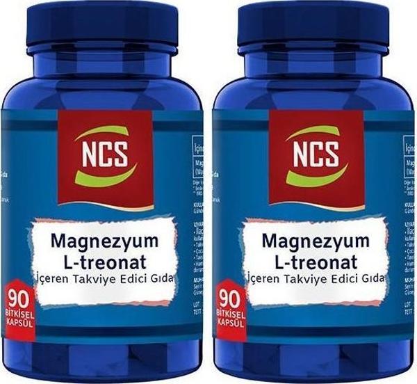 Ncs L-Threonate Vejeteryan 2 x 90 Bitkisel Kapsül - Image 1