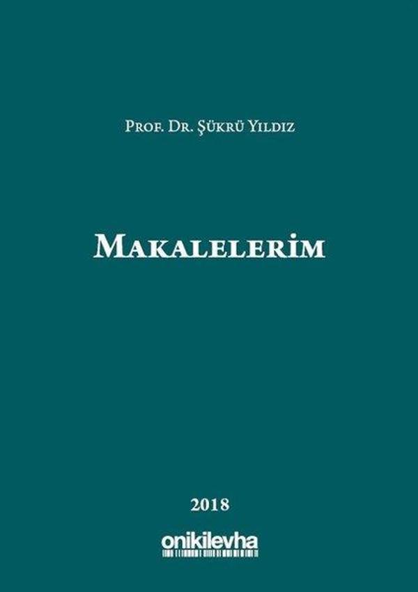 Makalelerim-2018 - On İki Levha Yayıncılık - Image 1