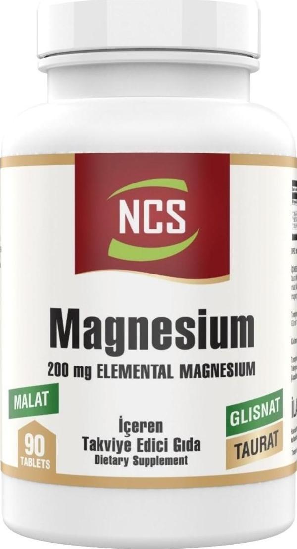 Ncs Magnesium Malat Taurat Glisinat 90 Tablet Element Formül - Image 1