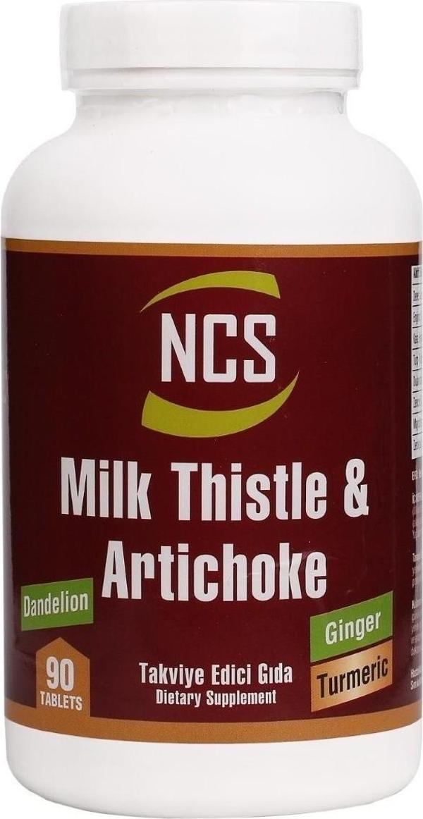 Ncs Milk Thistle Artichoke Zerdeçal Karahindiba Zencefil Maydanoz Deve Dikeni Enginar 90 Tablet - Image 1