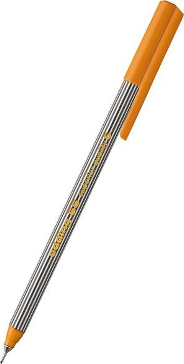 Edding İnce Uçlu Keçeli Kalem 0.4 MM Turuncu 55 (10 Lu Paket) - Image 1