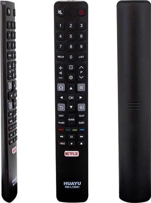 Huayu RM-L1508+ TCL Android LCD LED Tv Kumanda Siyah - Image 1