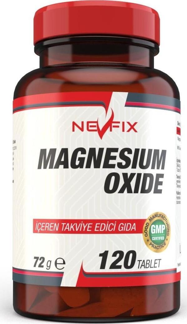 Nevfix Magnesium Oxide 250 mg 120 Tablet Magnezyum Oksit Türkiyede Ilk ve Tek - Image 1