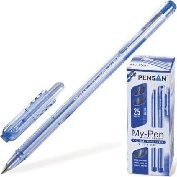 Pensan My-Pen Tükenmez Kalem 1.0 Mm 2210 Mavi - 25 Adet - Image 1